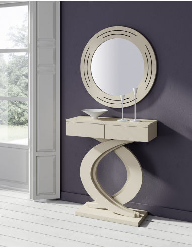 Espejo marco con Luna circular CLOE