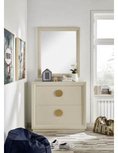 Espejo Marco Madera Bisel Cloe 2