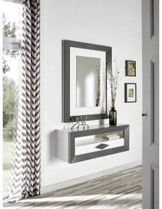 Consola colgante cajón y...