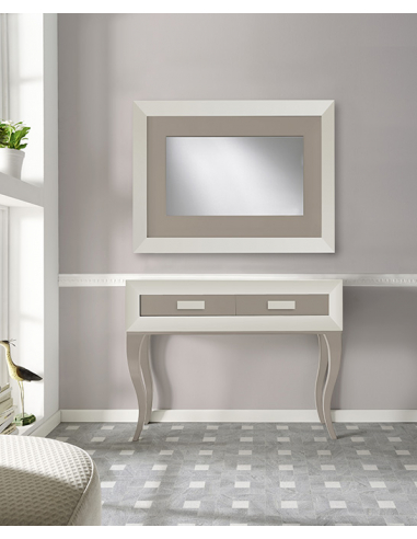 Espejo madera doble marco CLOE