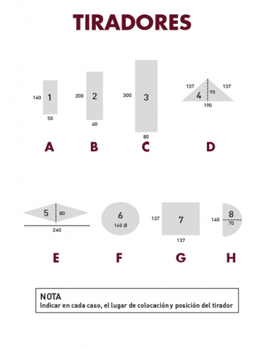 Mueble recibidor cuatro puertas CLOE
