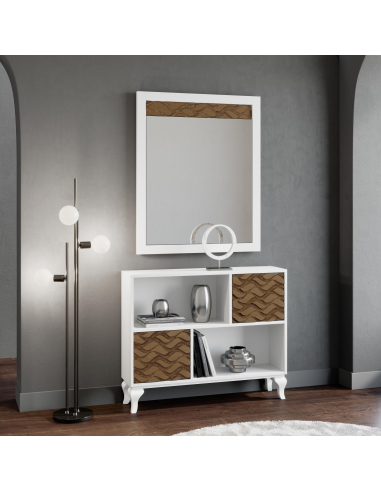 Mueble recibidor dos puertas + dos...