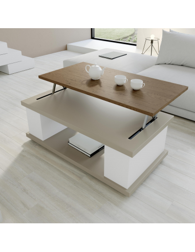 Mesa de centro elevable NORA