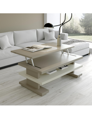 Mesa de centro elevable tres alturas...