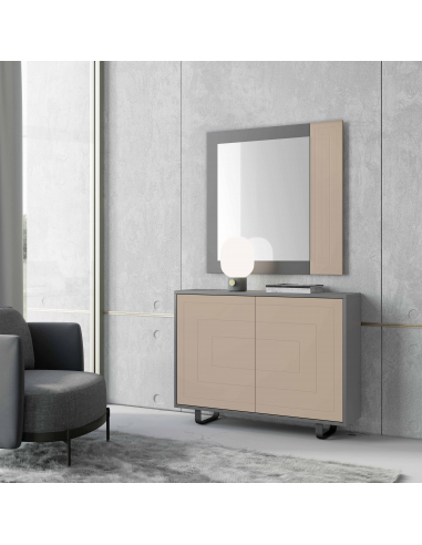 Mueble recibidor dos puertas NORA
