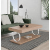 Mesa de centro elevable pata aro Kendra | Kasas Decoración