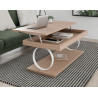 Mesa de centro elevable pata aro Kendra | Kasas Decoración