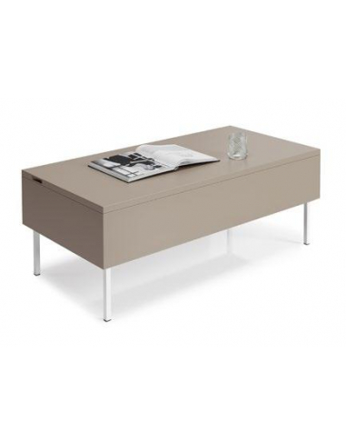 Mesa de centro elevable con revistero...