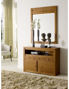 Espejo marco detalle rombos... 2