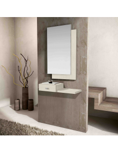 Consola con repisa lateral...