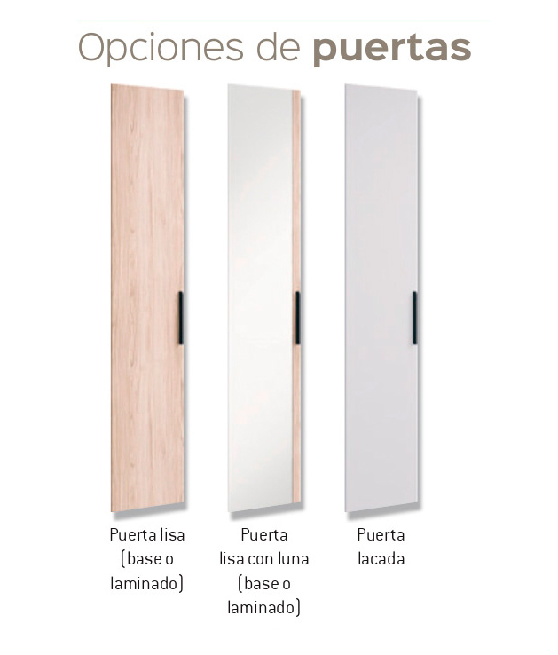 Armario rincón curvo recto