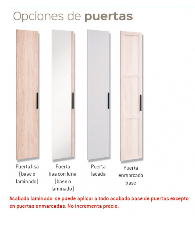 Armario rincón escuadra dos puertas