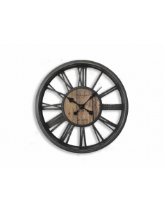 Reloj troquelado marrón 2