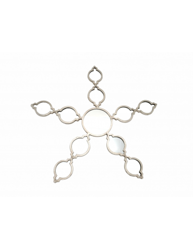 Espejo Dec Formas Plateado