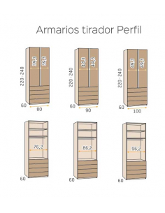 Armario recto 2 puertas + 4... 2