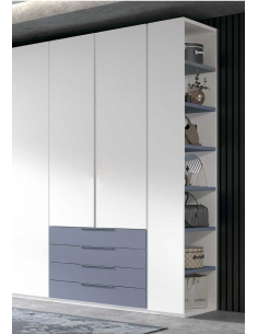 Armario recto 2 puertas + 4...