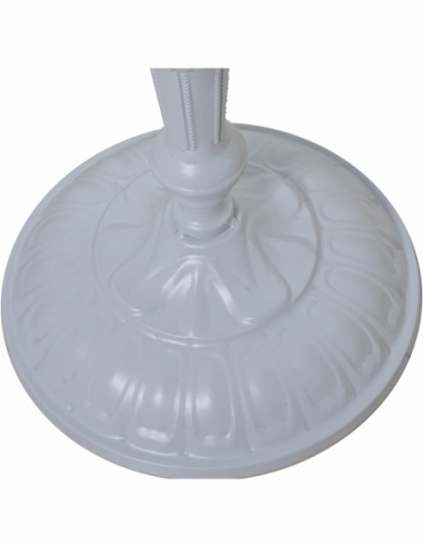 Lámpara pie metal blanco Lámpara pie metal blanco