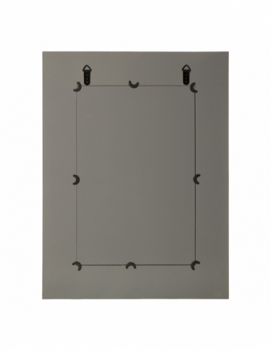 Espejo Rectangular de Madera en Plata