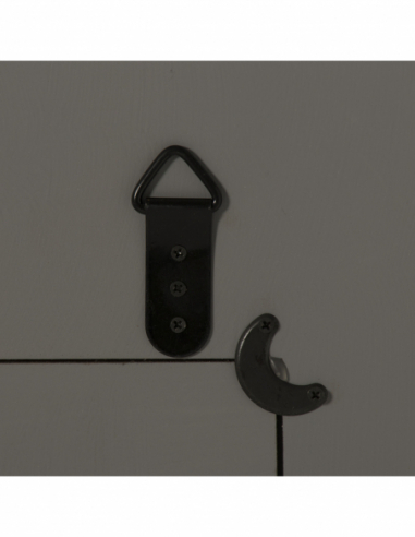 Espejo Rectangular de Madera en Plata