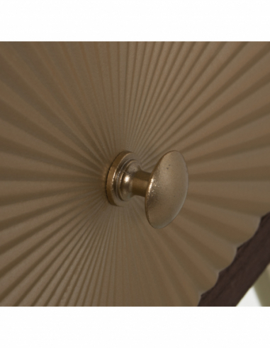 Mesa de noche 2 cajones madera nogal...