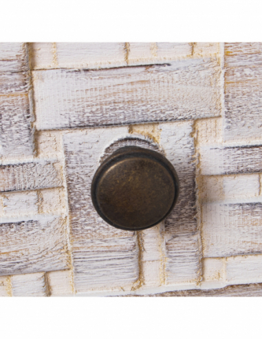 Consola 2 cajones blanca