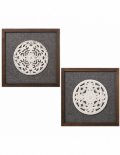 Set 2 retablos madera...