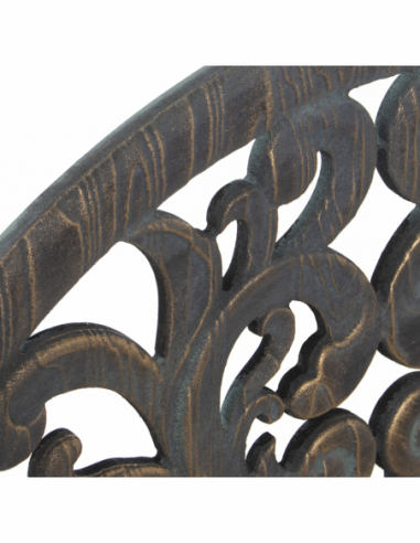 Set 2 retablos madera calados verde...