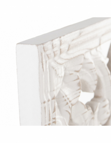 Set 2 retablos madera calados blanco...