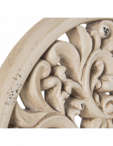 Set 2 retablos madera calados blanco...