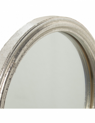 Espejo de Pared Metal Plateado 3... Espejo de Pared Metal Plateado 3...