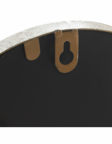Espejo de Pared Metal Plateado 3... Espejo de Pared Metal Plateado 3...