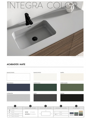 Corte ángulo recto para lavabos