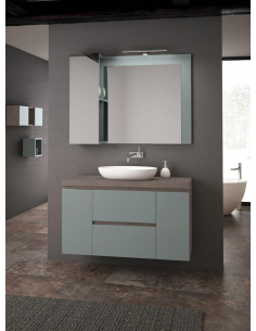 Aplique baño cromo 45 cm 2