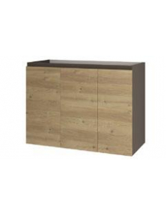 Mueble de baño tres puertas