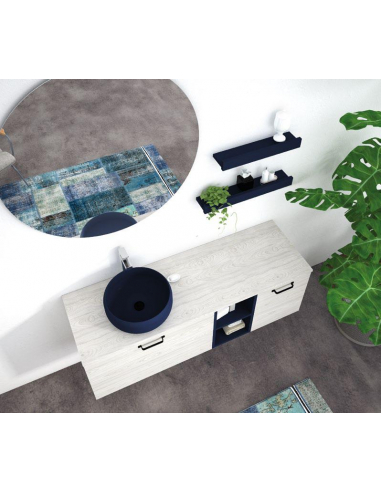 Mueble de baño cajón + hueco asimétrico