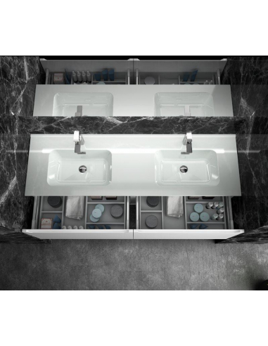 Composición de baño doble Klasic 120 cm Composición de baño doble Klasic 120 cm