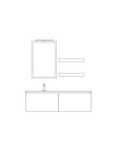 Composición de baño Klasic desplazado...