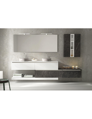 Armario bajo de baño con cajón 32 cm Armario bajo de baño con cajón 32 cm