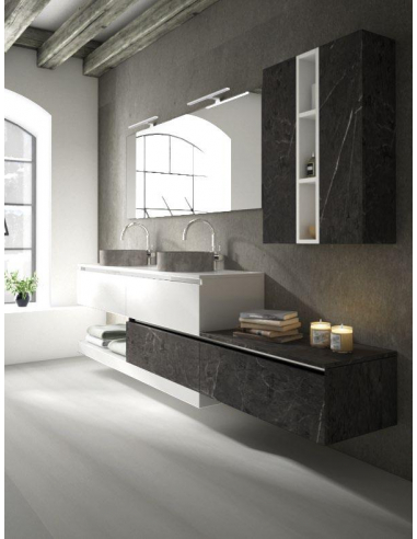 Armario bajo de baño con cajón 32 cm Armario bajo de baño con cajón 32 cm