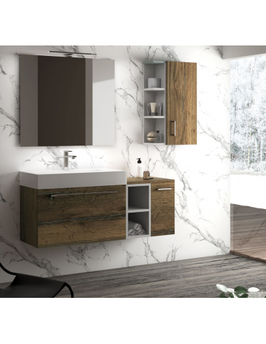 Armario bajo de baño con puerta