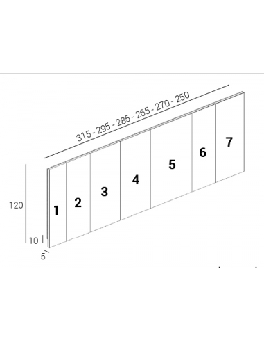 Composición dormitorio Cross IN010