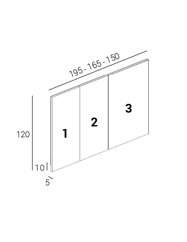 Composición dormitorio Cross IN011
