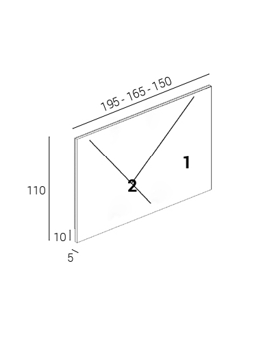Composición dormitorio Minimal IN017