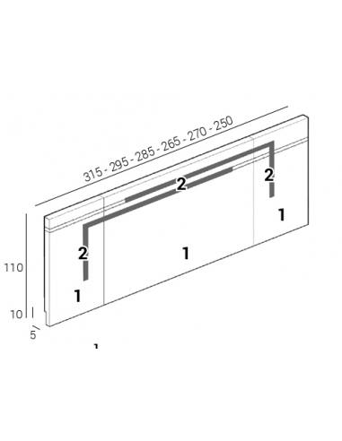 Composición dormitorio Sunset IN024