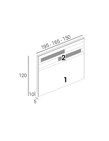Composición dormitorio Dance IN027