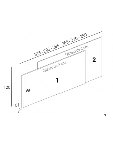 Composición dormitorio Free IN042