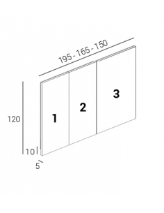 Cabecero Cross 3 plafones 2