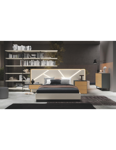 Mesita de noche CUBE tres cajones