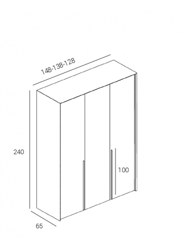 Armario MORFEO tres puertas