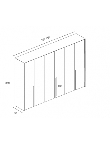 Armario MORFEO seis puertas